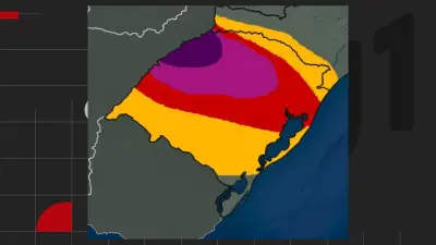 Defesa Civil do RS atualiza alertas para tempestades e chuva intensa na terça