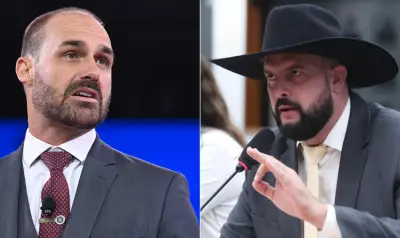 Eduardo Bolsonaro chama Zé Trovão de 'bosta' após críticas a Jair