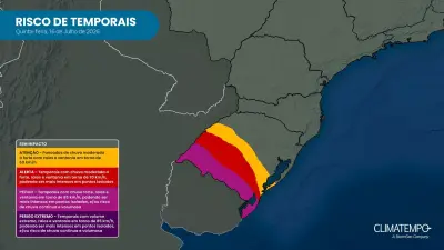 El Niño trará tempestades e ventos fortes ao RS a partir de quinta