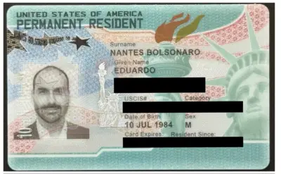 Esquerda critica concessão de green card a Eduardo Bolsonaro pelos EUA