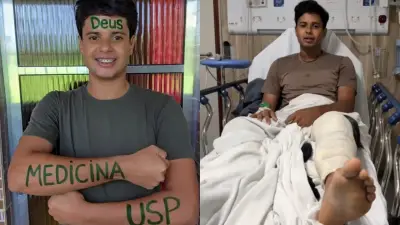 Estudante 1º lugar em Medicina na USP está na UTI após cirurgia no joelho