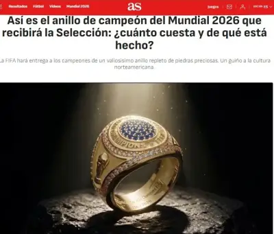 Fifa cria anel exclusivo de R$ 760 mil para campeões da Copa de 2026