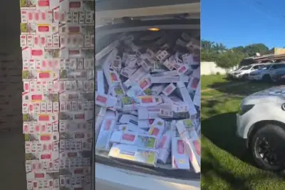 Força Tática apreende 7 mil pacotes de cigarros contrabandeados e prende dupla em SP