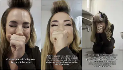 Gabi Martins revela morte do padrinho horas antes de show em Salto de Pirapora