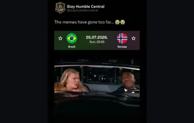 Haaland brinca com meme de Vini Jr. e Brasil encara Noruega nas oitavas