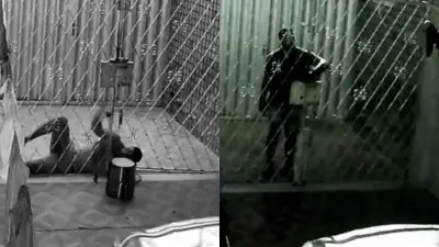 Homem fica preso em portão ao tentar furtar residência em Fortaleza