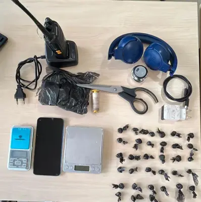Homem é preso com 33 pacotes de maconha em Pacaraima, RR