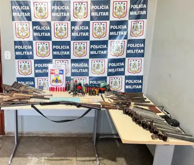 Homem é preso com arsenal de 35 armas artesanais em Oriximiná, no Pará