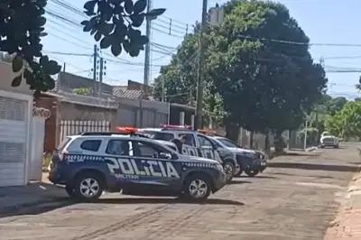 Homem tenta matar companheira e foge com bebê em Campo Grande