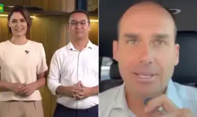 Irmão de Michelle Bolsonaro rebate Eduardo Bolsonaro por chamá-la de imatura