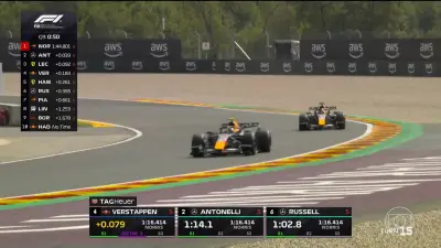 Kimi Antonelli conquista pole na Bélgica; Bortoleto é 8º