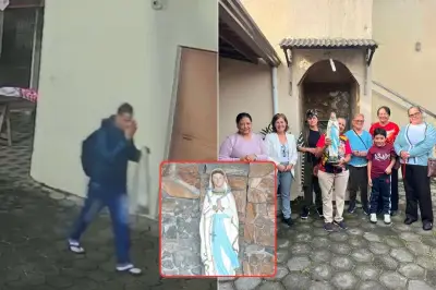 Ladrão faz sinal da cruz ao furtar imagem de Nossa Senhora em SP