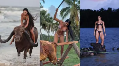 Lia Mendonça criticada após assar búfalo inteiro em vídeo