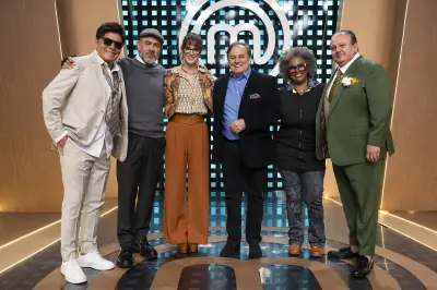 Marcio Mendes, Ronnie Von e Sandra de Sá no MasterChef Brasil