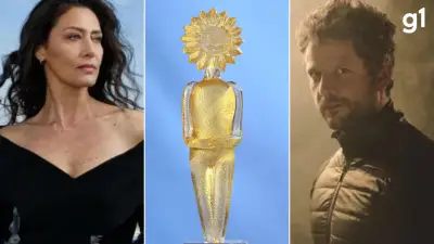 Maria Fernanda Cândido e Selton Mello recebem Kikito de Cristal em Gramado
