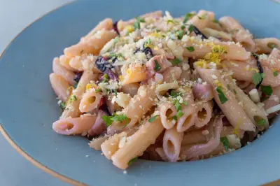 Massa com Radicchio e Guanciale: Receita Cremosa e Saborosa