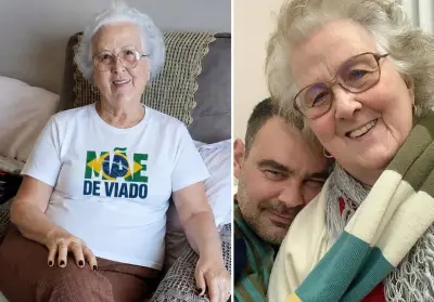 Mãe de Carmo Dalla Vecchia usa camiseta 'Mãe de Viado' e ator celebra