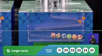 Mega-Sena sorteia R$ 43 milhões; veja dezenas do concurso 3.029