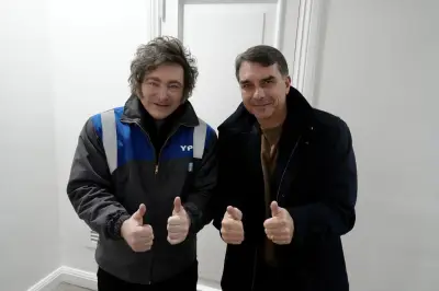 Milei visitará Brasil em 25 de julho para apoiar Flávio Bolsonaro
