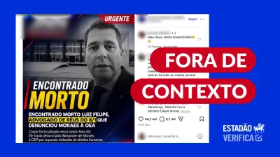 Morte de advogado de réus do 8 de Janeiro é distorcida nas redes
