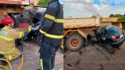 Motorista morre após bater em caçamba estacionada na Zona Sul de Teresina