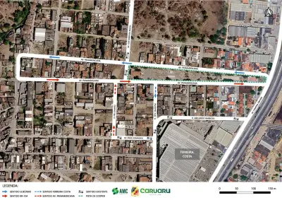 Novo sistema viário em Nova Caruaru com binário na Avenida Panamericana