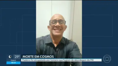 Padeiro morre atropelado por moto em fuga de perseguição policial no Rio