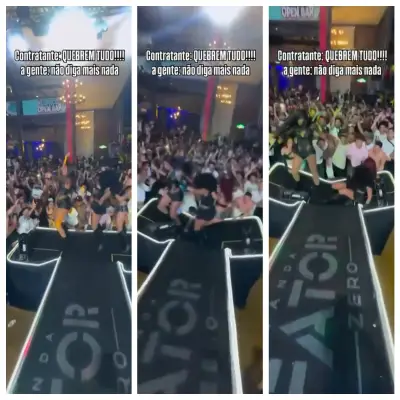 Palco cede durante show de Pocah em Contagem; veja vídeo