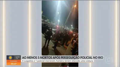 Perseguição policial no Rio deixa ao menos 5 mortos e seis fuzis apreendidos
