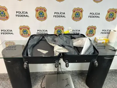 PF prende mulher com 3,2 kg de cocaína no Galeão rumo à Tailândia