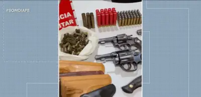 PM desarticula venda de armas em São Bento e apreende cinco armas
