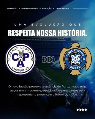 Porto de Caruaru troca de escudo e gera polêmica nas redes sociais