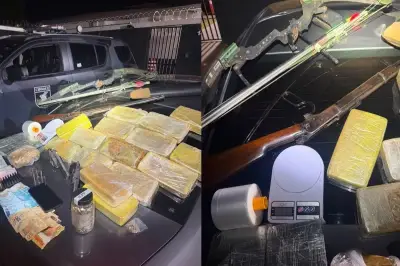 Preso com 18kg de pasta-base de cocaína e fuzil em Campo Grande