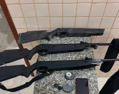 Prisão em Oeiras do Pará por violência doméstica com armas apreendidas
