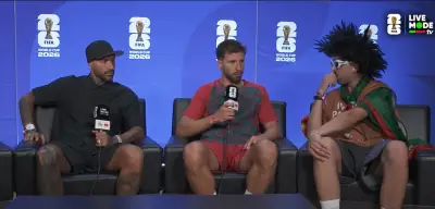 Quaresma e Rúben Dias discutem ao vivo sobre eliminação de Portugal na Copa