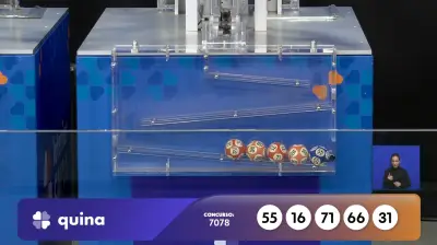 Quina sorteia números do concurso 7078 com prêmio de R$ 26 milhões