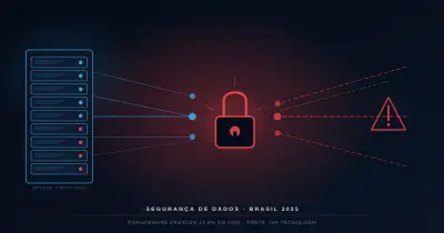 Ransomware avança 178% e mira Brasil e América Latina