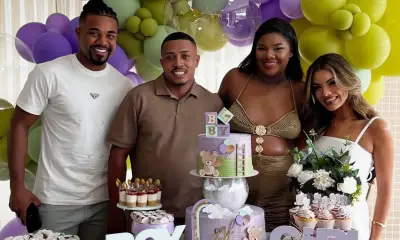 Raquel Brito, irmã de Davi, revela sexo do primeiro filho em chá revelação