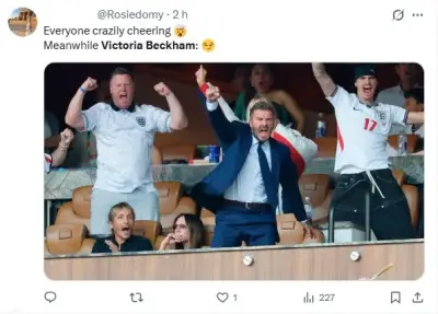 Reação de Victoria Beckham ao gol da Inglaterra viraliza: 'Morta por dentro'