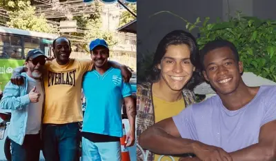 Reencontro nostálgico: Lui Mendes recebe amigos no food truck no Rio