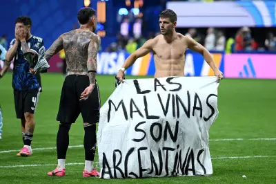 Reino Unido pede à Fifa investigação sobre faixa das Malvinas