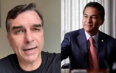 Reunião Flávio Bolsonaro e Marcos Pereira sem avanços para 2026