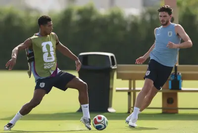 Rice, James e Guéhi voltam a treinar pela Inglaterra na véspera das quartas