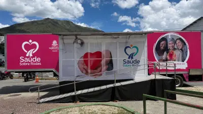 Saúde Sobre Rodas atende 800 moradores em Teresópolis com exames e óculos