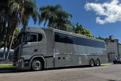 Scania S770: o caminhão mais potente do Brasil vira motorhome de luxo