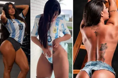 Suzy Cortez promete nova tatuagem íntima de Messi se Argentina for tetra