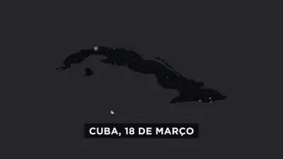 Terceiro apagão em seis meses atinge toda a ilha de Cuba