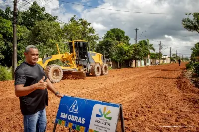 Terraplenagem no Pedra Pintada avança com obras em 1.500 metros