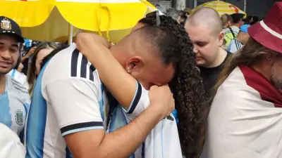 Torcedores argentinos em SP choram e festejam após vice na Copa 2026