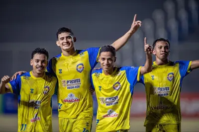 Unidos do Alvorada goleia Penarol-AM por 6 a 1 e lidera Série B